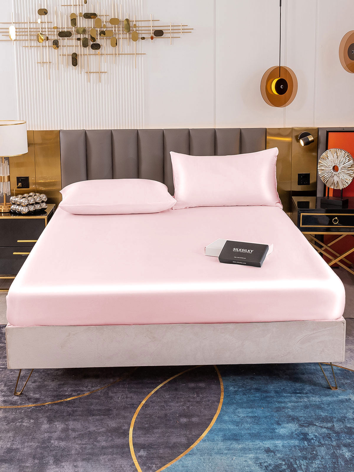 [Roze] SilkSilky-NL 19Momme Bedding Set 002
