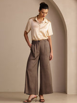 [Koffie] SilkSilky-NL Womens Pants 006
