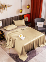 [Beige] SilkSilky-NL 19Momme Bedding Set 001