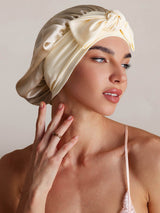 [Beige] SilkSilky-NL Slaapmutsen 001