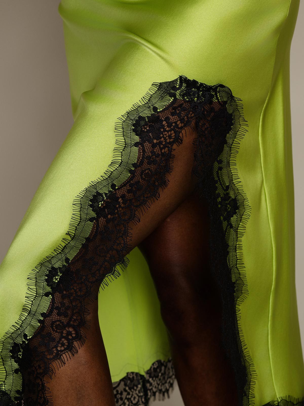 SilkSilky-NL 19Momme Zijde Skirt Mintgroen 007