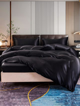 [Zwart] SilkSilky-NL 22Momme Bedding Set 005,