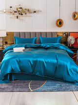 [Koningsblauw] SilkSilky-NL 19Momme Bedding Set 002