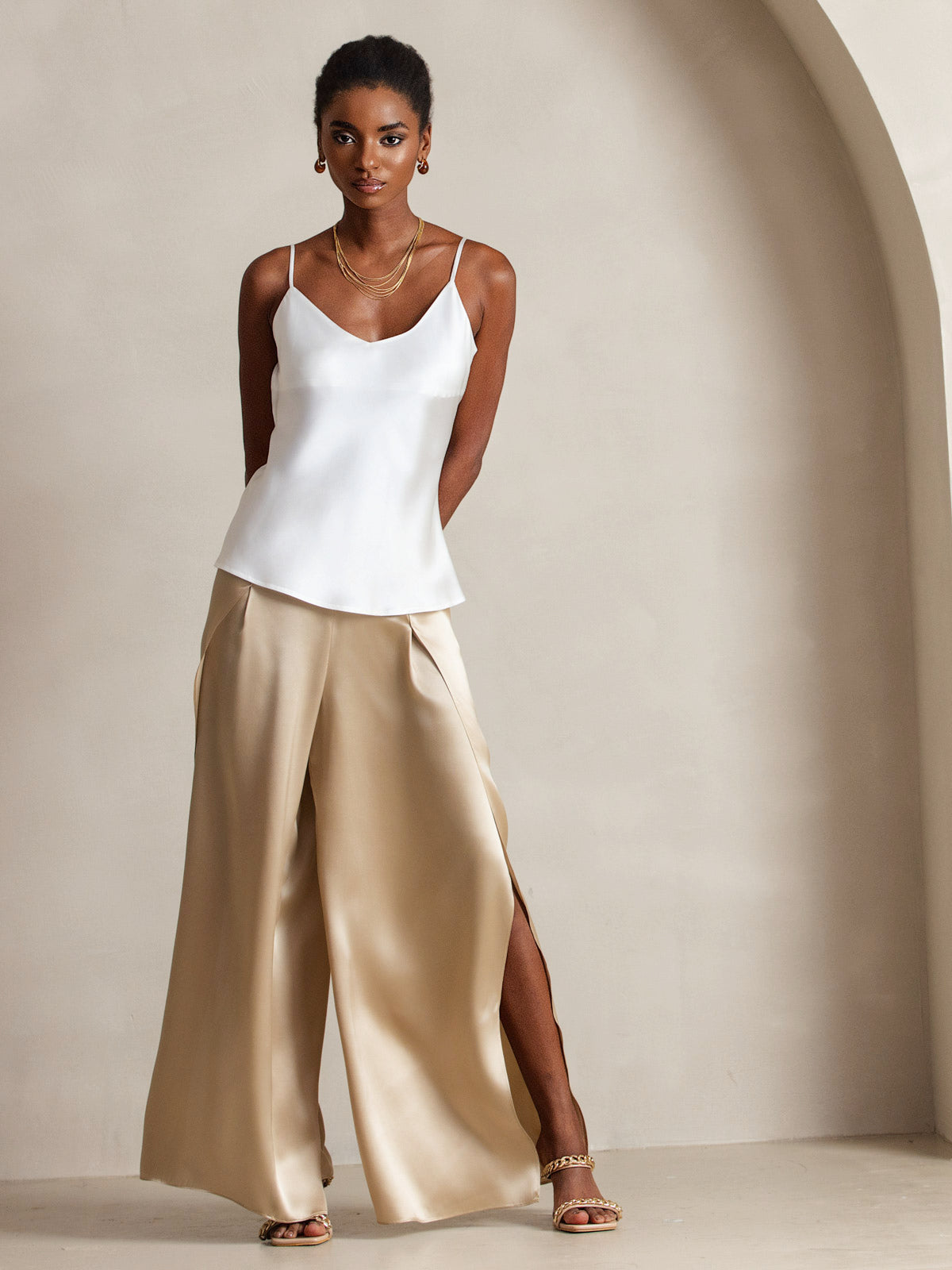 [Wit] SilkSilky-NL Camisoles 004