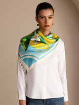 [Blauwe Citroen] SilkSilky-NL Scarf 003