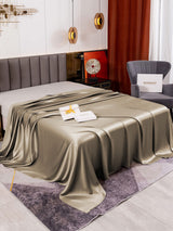 [Khaki] SilkSilky-NL 19Momme Sheet 001