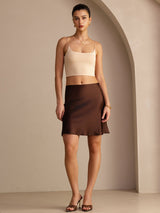 [Koffie] SilkSilky-NL Skirt 004