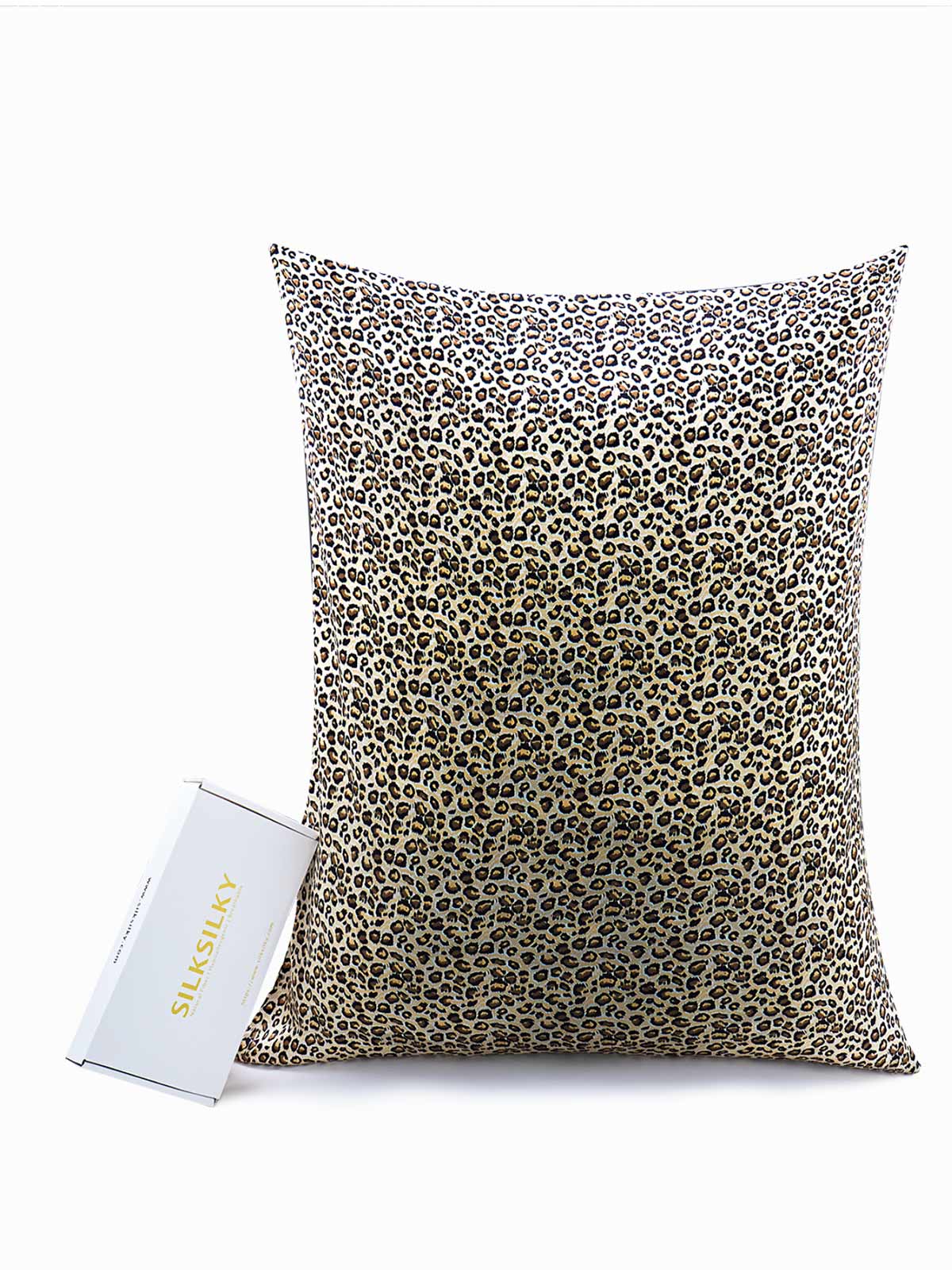 [Leopard] SilkSilky-NL 19Momme Pillowcase 005