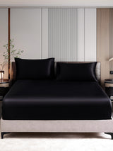[Zwart] SilkSilky-NL 22Momme Bedding Set 001