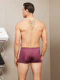 SilkSilky NL Zijde Gebreid Mens Underwear Wijn 002