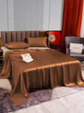 SilkSilky NL 22Momme Pure Silk Bedding Set Koffie 004