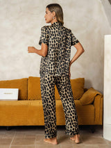 [Leopard] SilkSilky-NL Zijde Womens Pajamas 002