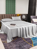 SilkSilky NL 25Momme Pure Silk Bedding Set Zilver 003