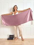 SilkSilky NL Pure Silk Scarf BleekMauve 002