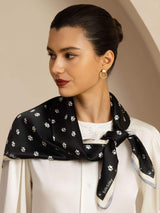 [Zwart] SilkSilky-NL Scarf 002