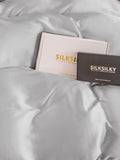 SilkSilky-NL 25Momme Duvet Cover Zilver 004