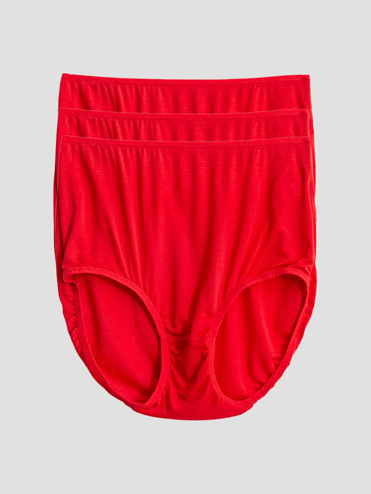 SilkSilky-NL Zijde Gebreid Panty Rode 003