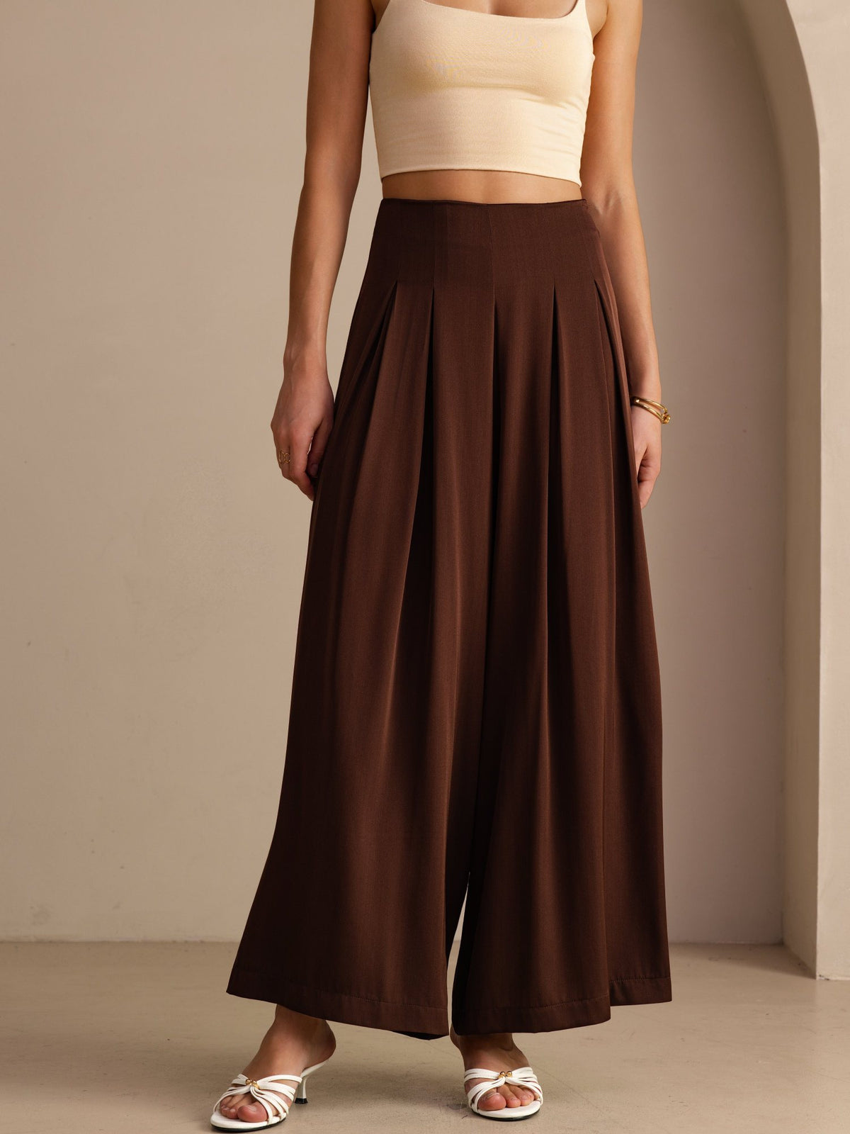 [Koffie] SilkSilky-NL Womens Pants 001