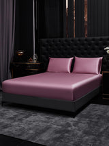 [Bleek Mauve] SilkSilky-NL 19Momme Bedding Set 001