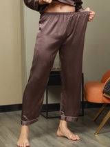 [Koffie] SilkSilky-NL Mens Sleep Bottoms 005,