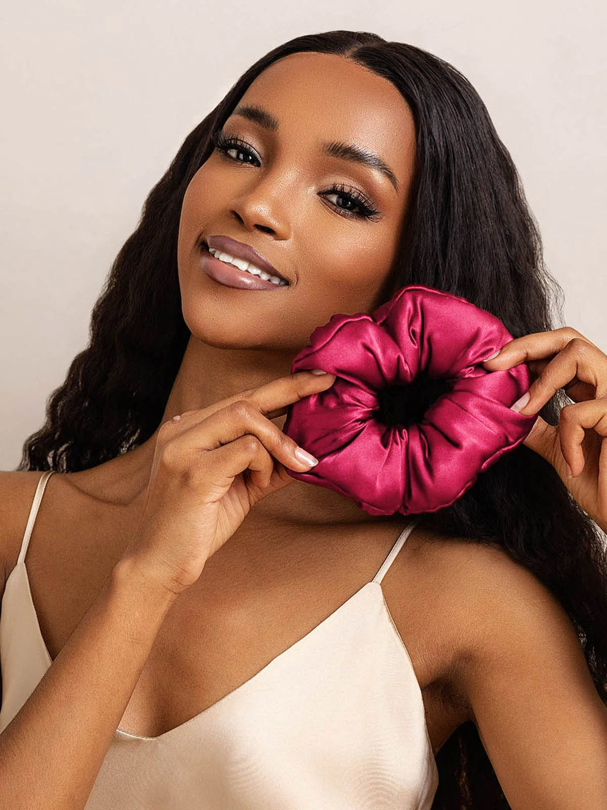 [Wijn] SilkSilky-NL Zijde Scrunchie 002