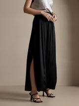 [Zwart] SilkSilky-NL 19Momme Zijde Womens Pants 004