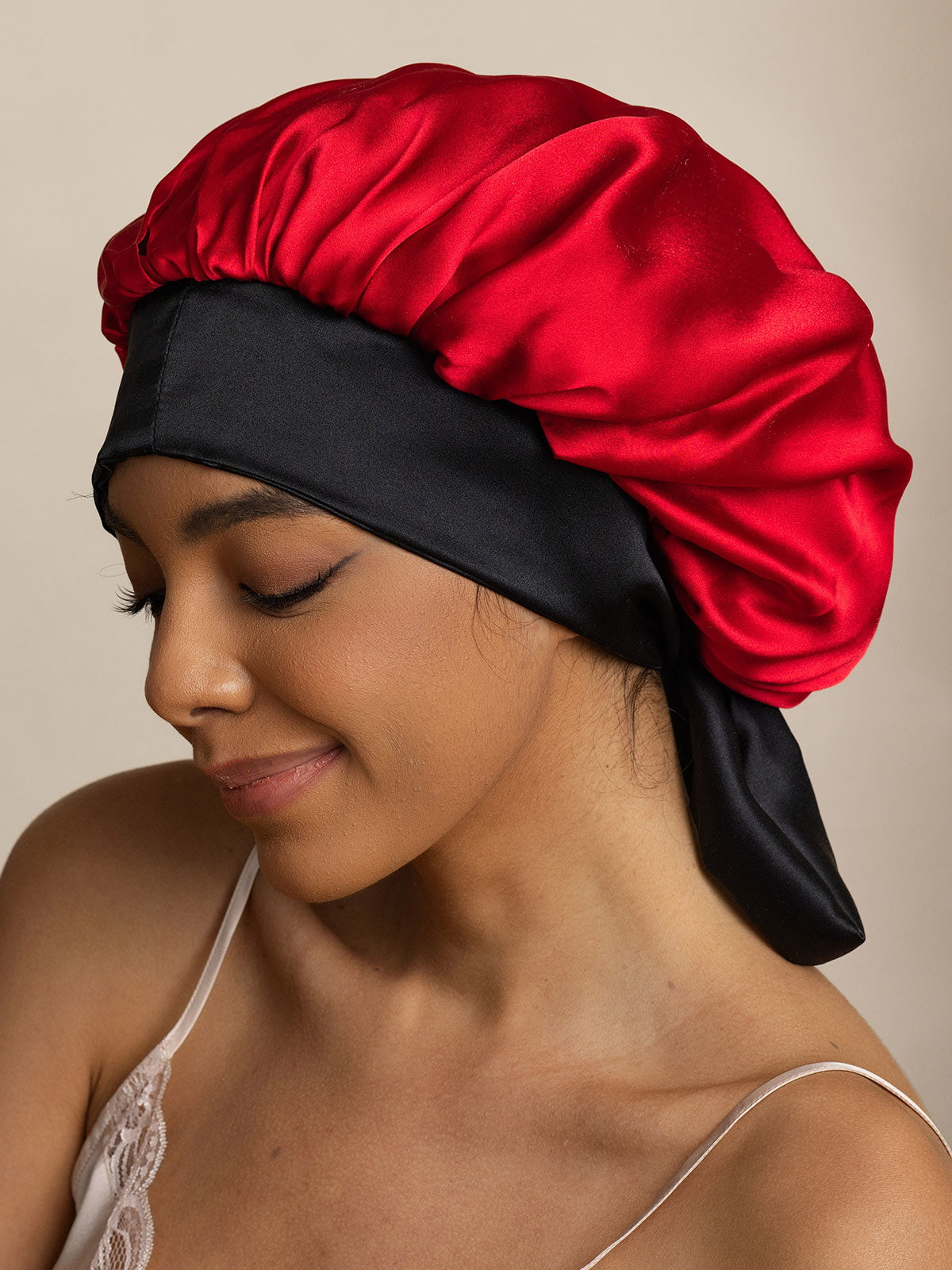 SilkSilky-NL Sleep Cap Wijn 002