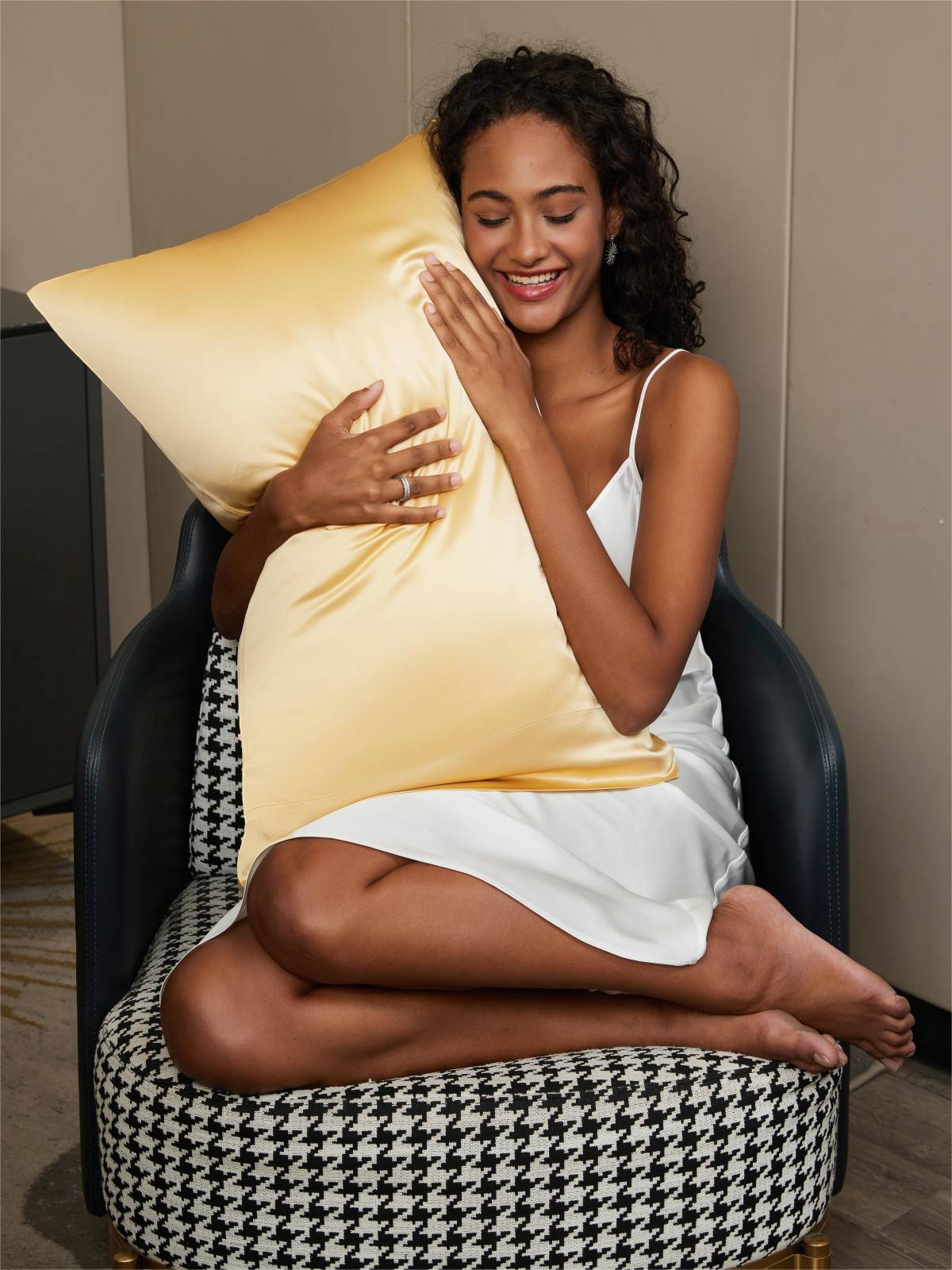 [Champagne] SilkSilky-NL 19Momme Pillowcase 002