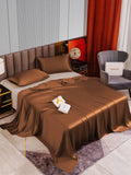 SilkSilky NL 22Momme Pure Silk Bedding Set Koffie 002