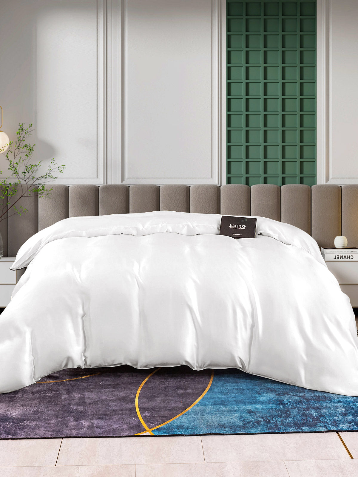 [Wit] SilkSilky-NL 25Momme Duvet Cover 003