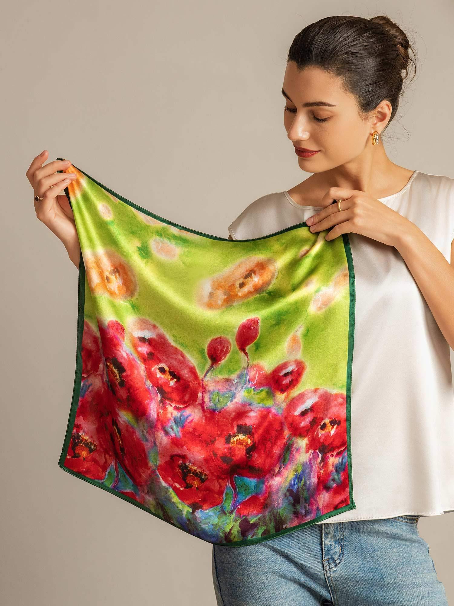 [P099] SilkSilky-NL Zijde Scarf 003,