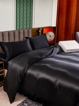 [Zwart] SilkSilky-NL 25Momme Bedding Set 006
