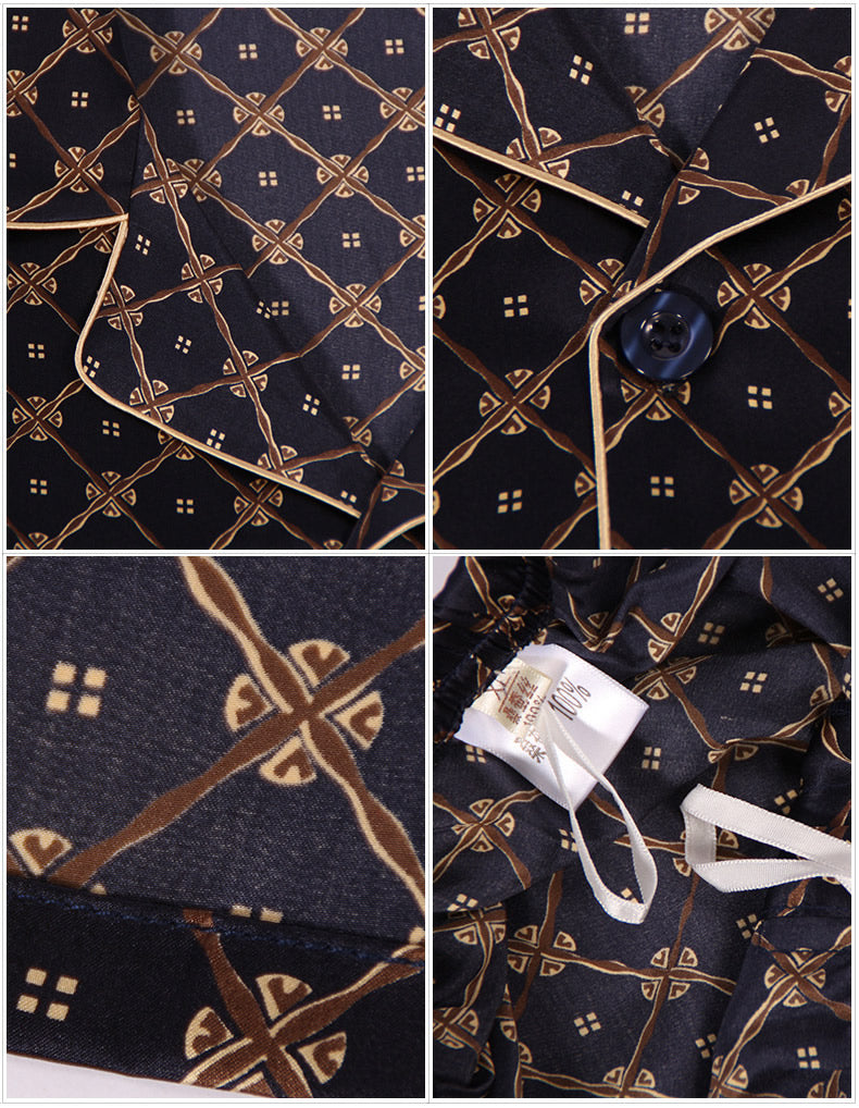 [Marine Ketting] SilkSilky-NL Mens Pajamas 010