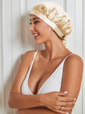 SilkSilky NL Pure Silk Sleep Cap Champagne 003