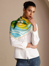 [Blauwe Citroen] SilkSilky-NL Scarf 004