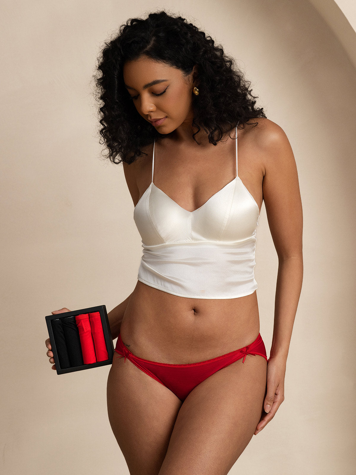 [Zwart+Rode] SilkSilky-NL Zijde Gebreid Panty 009