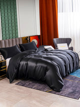 [Zwart] SilkSilky-NL 25Momme Bedding Set 004