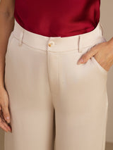 [Beige] SilkSilky-NL Womens Pants 004