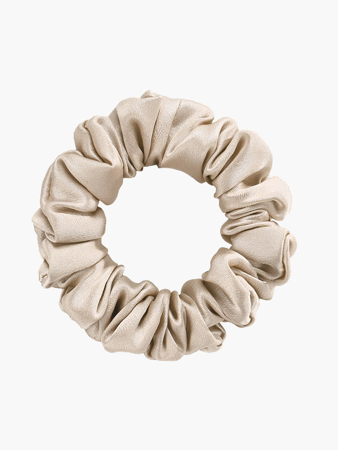 [Beige] SilkSilky-NL 19Momme Scrunchie 004