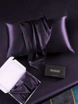 [Donkerpaars] SilkSilky-NL 30Momme Pure Silk Pillowcase 005