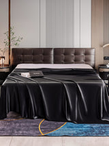 [Zwart] SilkSilky-NL 22Momme Sheet 001