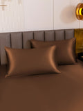 SilkSilky-NL 19Momme Pillowcase Koffie 001