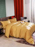 SilkSilky NL 25Momme Pure Silk Bedding Set Champagne 004