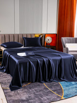 [Donkerblauw] SilkSilky-NL 22Momme Bedding Set 003
