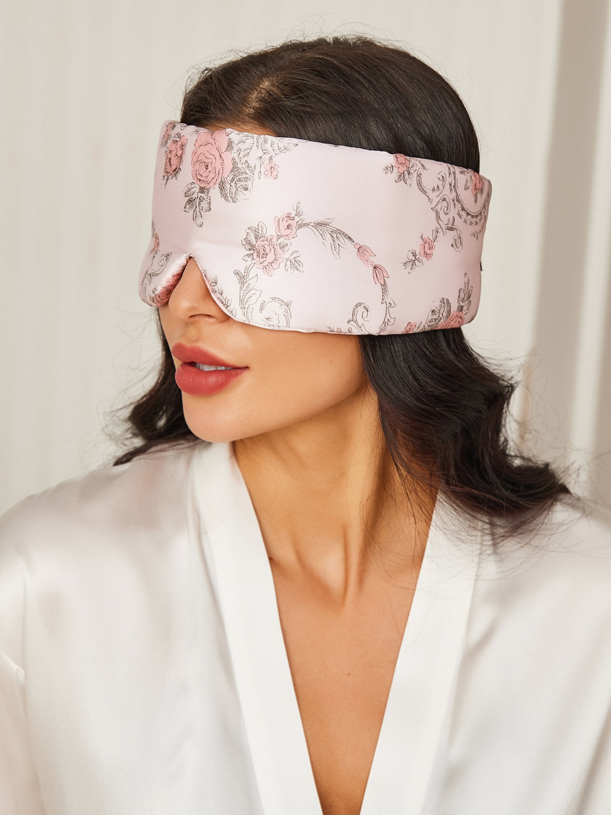 SilkSilky NL 19Momme Pure Silk Eye Mask RodeRoos 001