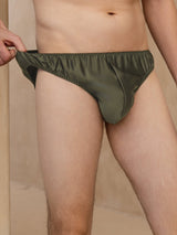 [Groen] SilkSilky-NL Mens Underwear 004