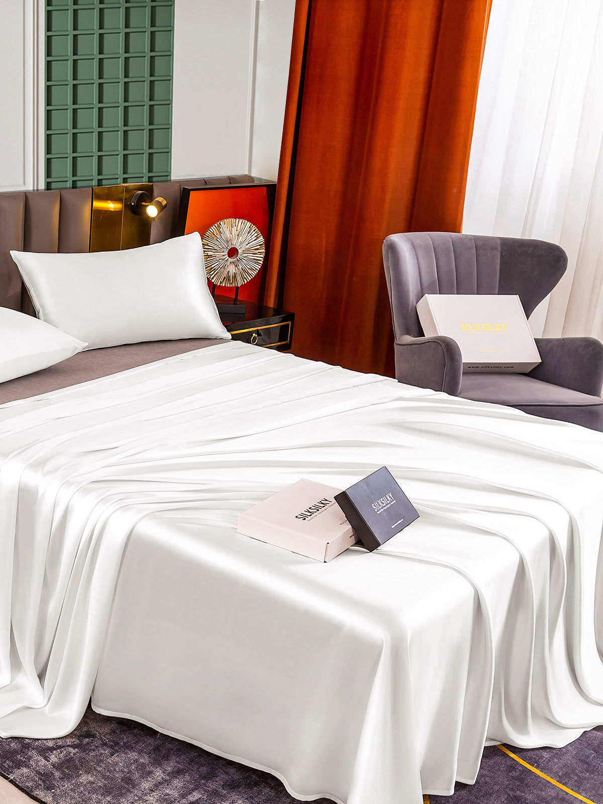 [Wit] SilkSilky-NL 25Momme Bedding Set 004
