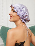 SilkSilky NL Pure Silk Sleep Cap Lavendel 002