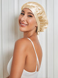 SilkSilky NL Pure Silk Sleep Cap Champagne 001