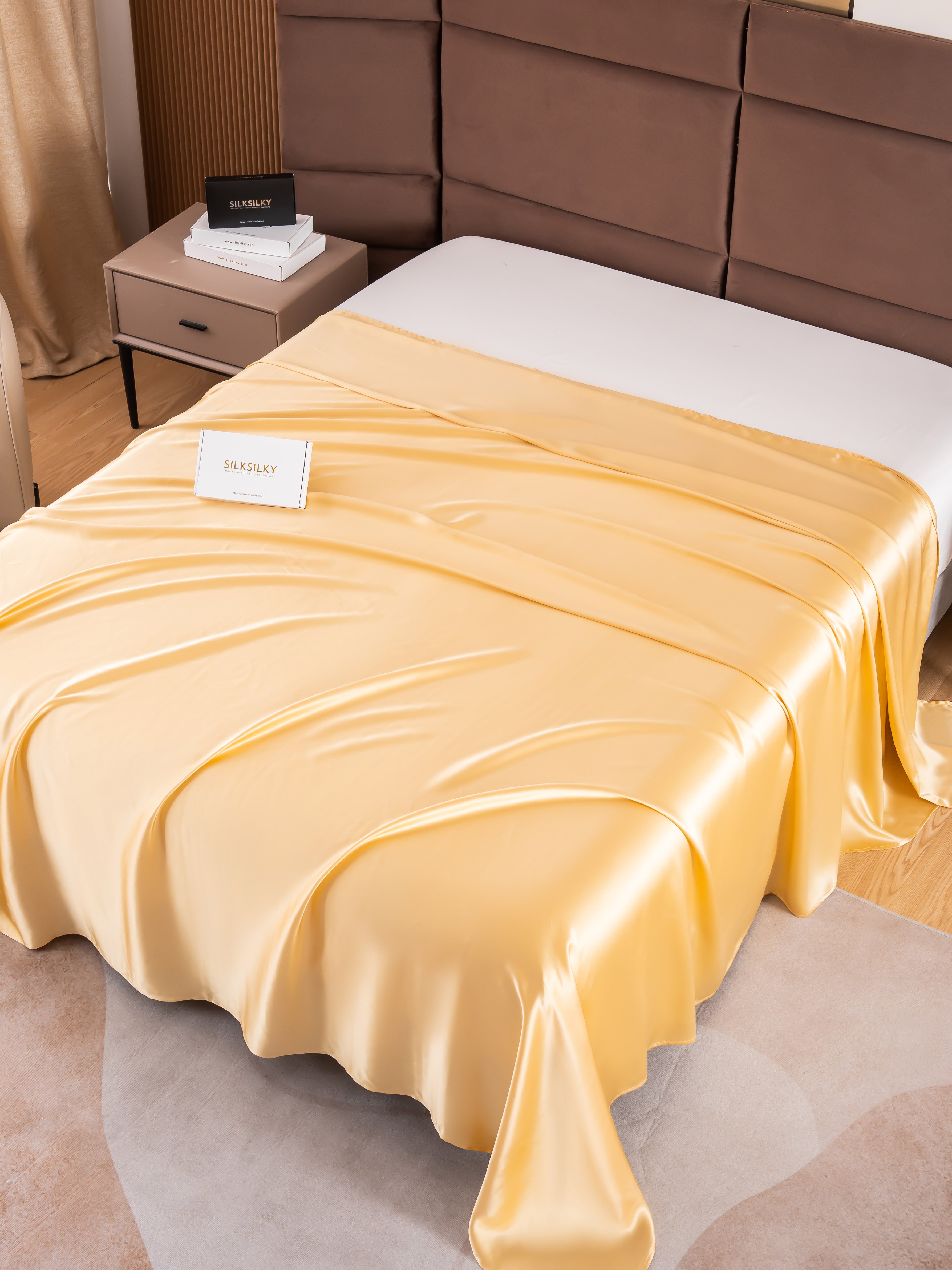 [Champagne] SilkSilky-NL 19Momme Sheet 003